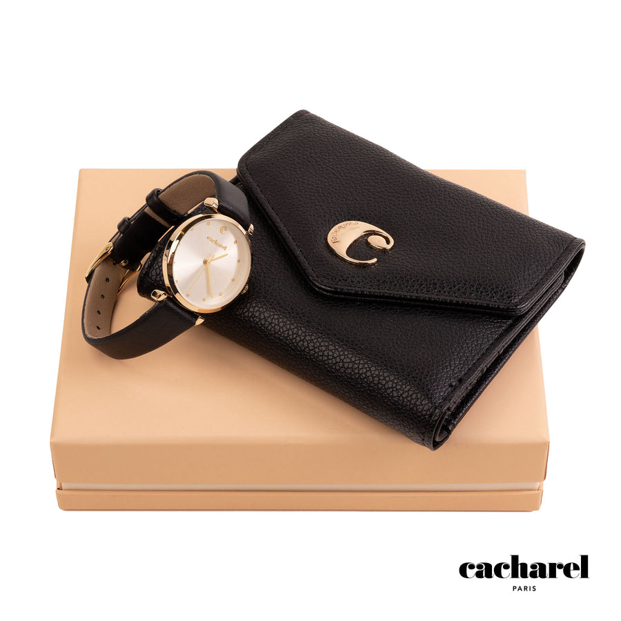 Cacharel® Alma Wallet & Odeon Watch