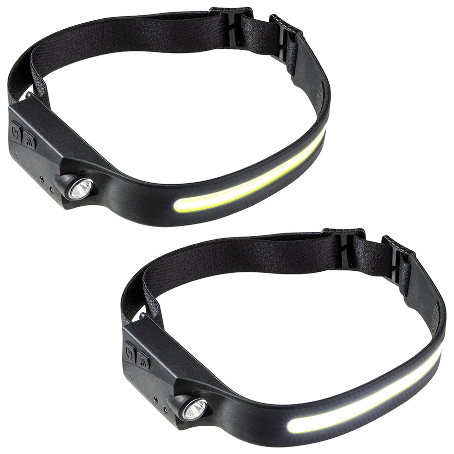 Comet 2-in-1 Rechargeable COB Lightbar & LED Headlamp with On/Off Sensor