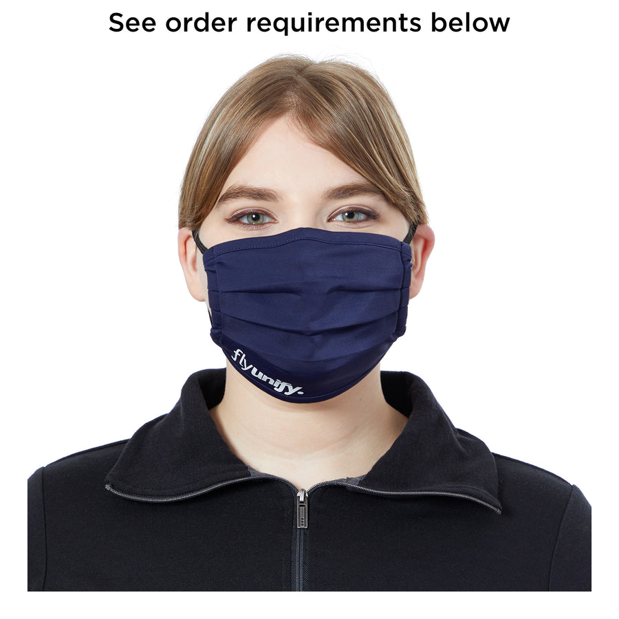 UNISEX PLEATED ECO MASK - 50 Units Printed 1 Color