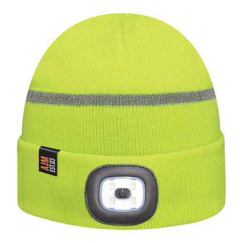 Cuff Toque with LED Light (Reflective, Safety)