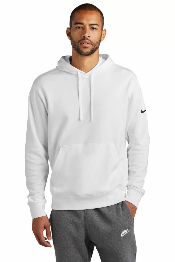 NIKE CLUB FLEECE SLEEVE SWOOSH PULLOVER HOODIE