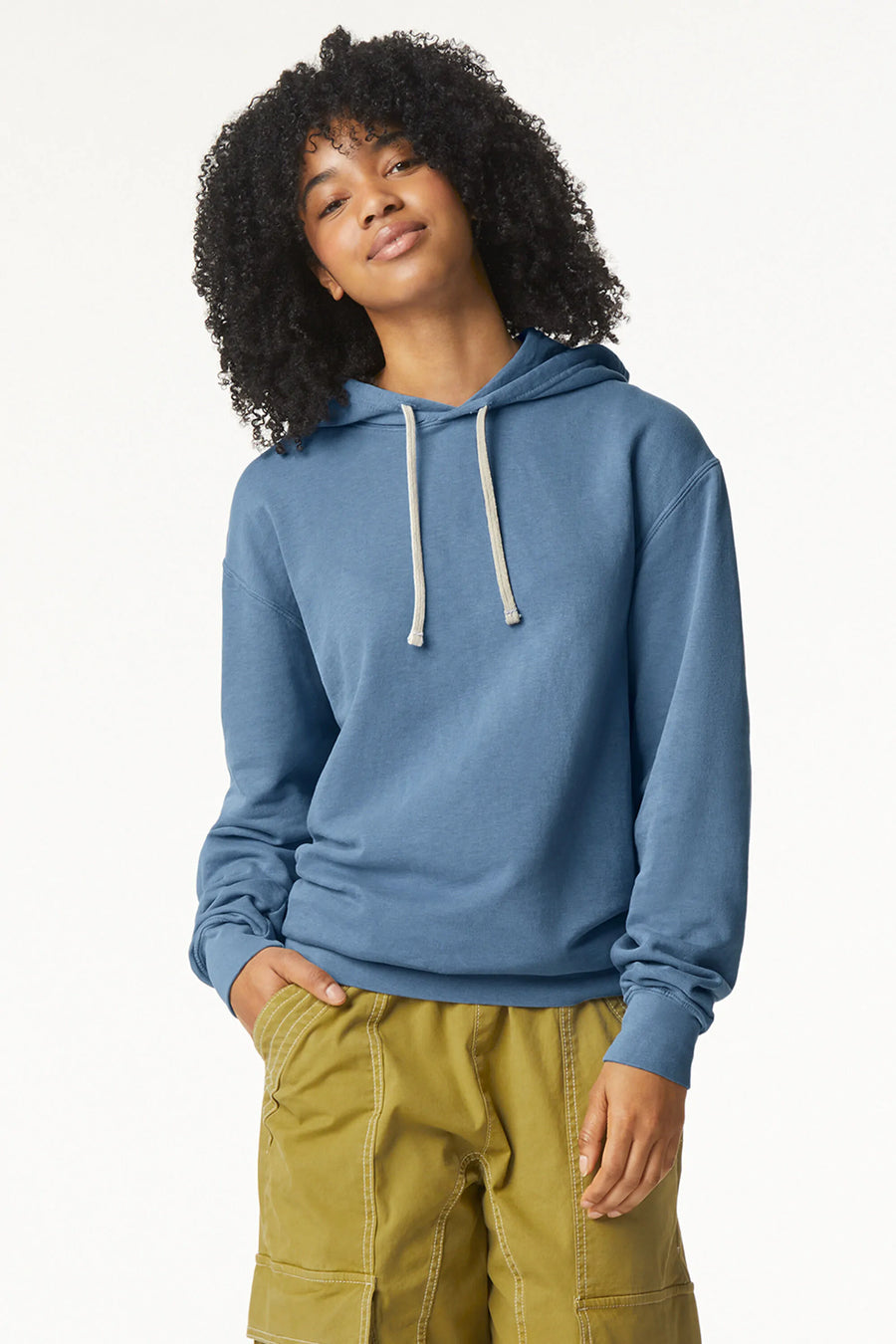 COMFORT COLORS® LIGHTWEIGHT FLEECE HOODED SWEATSHIRT