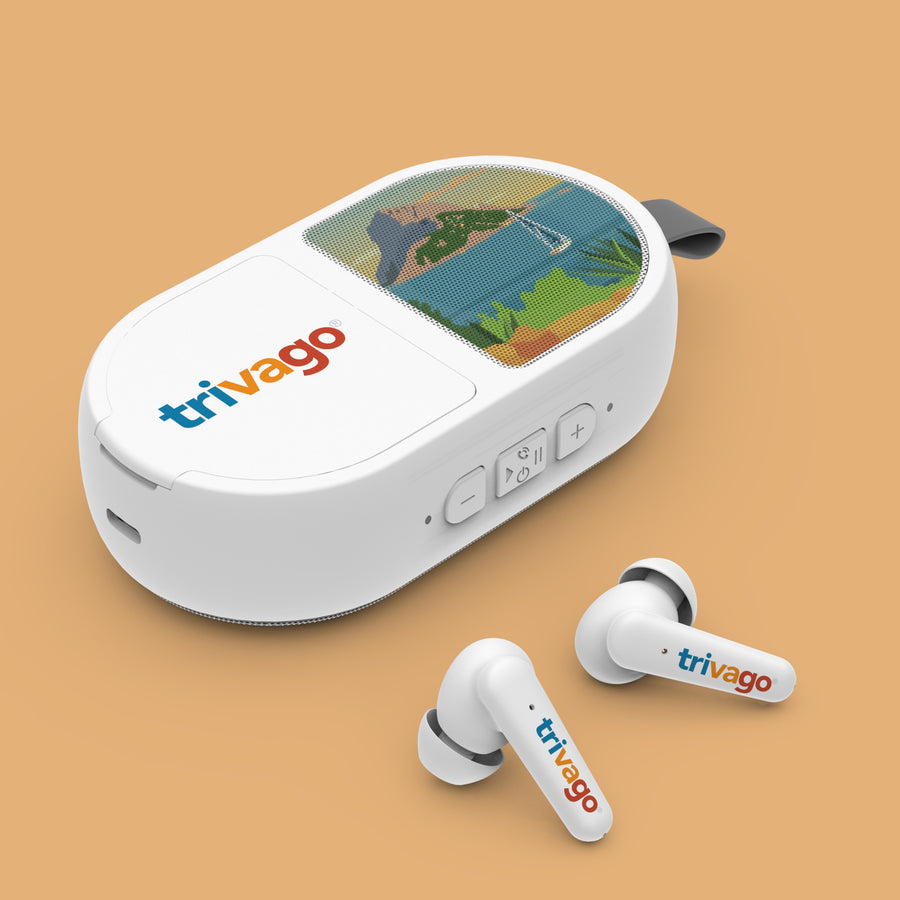 Alto - Mini Speaker & Wireless Earbud Combo