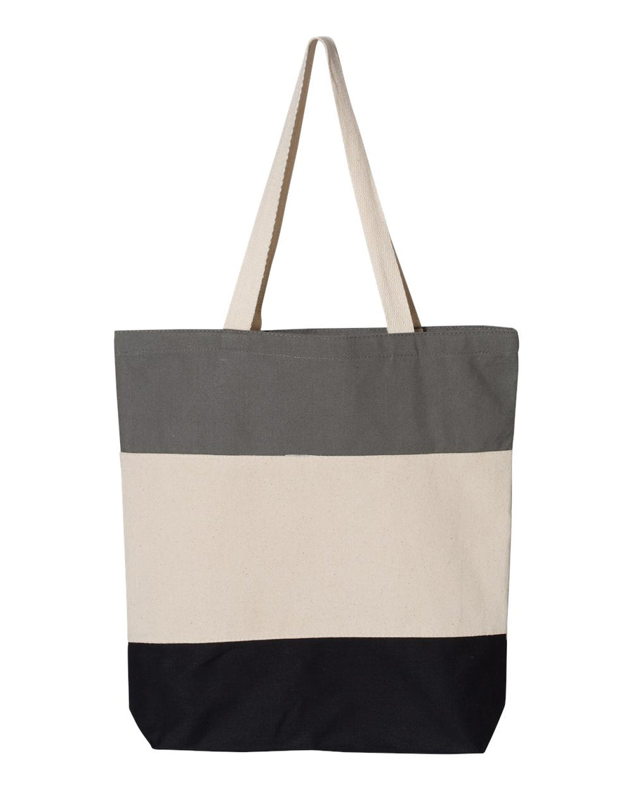 Q-Tees - 11L Tri-Color Tote