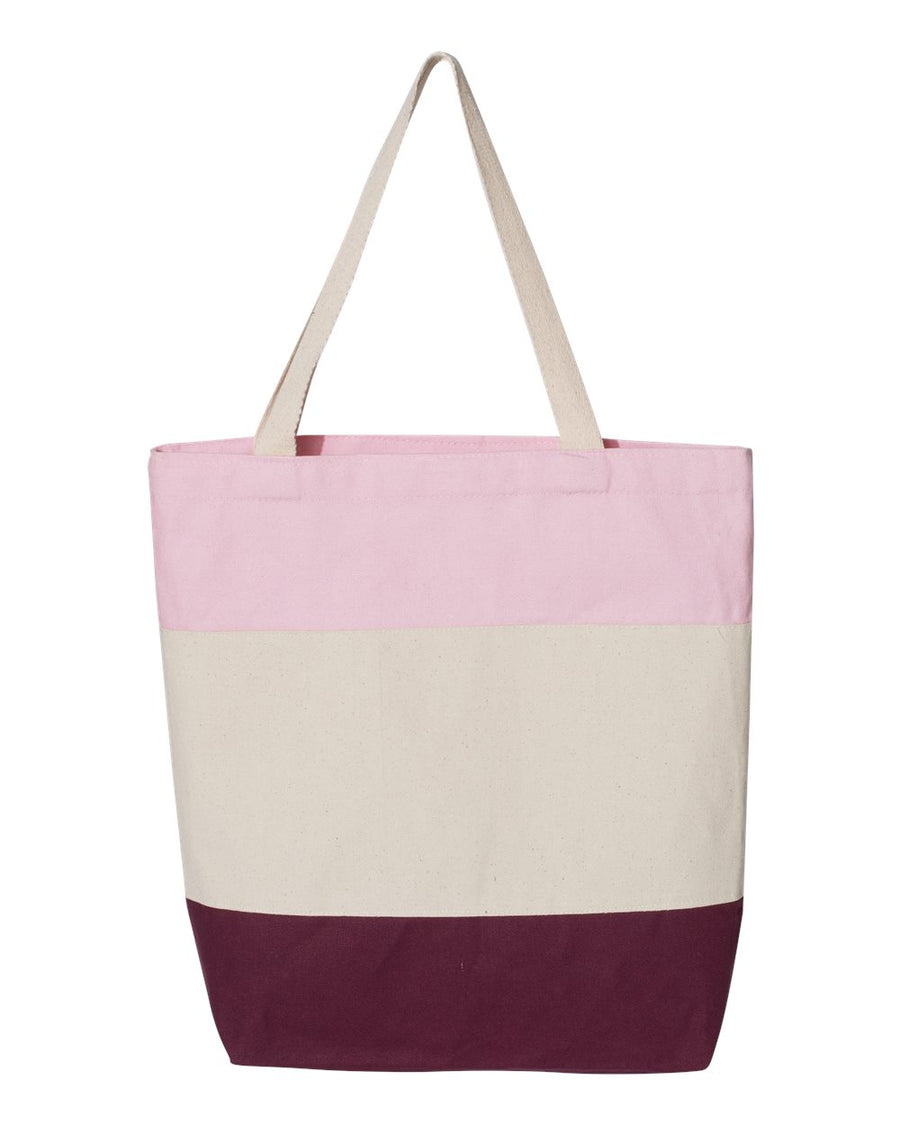 Q-Tees - 11L Tri-Color Tote