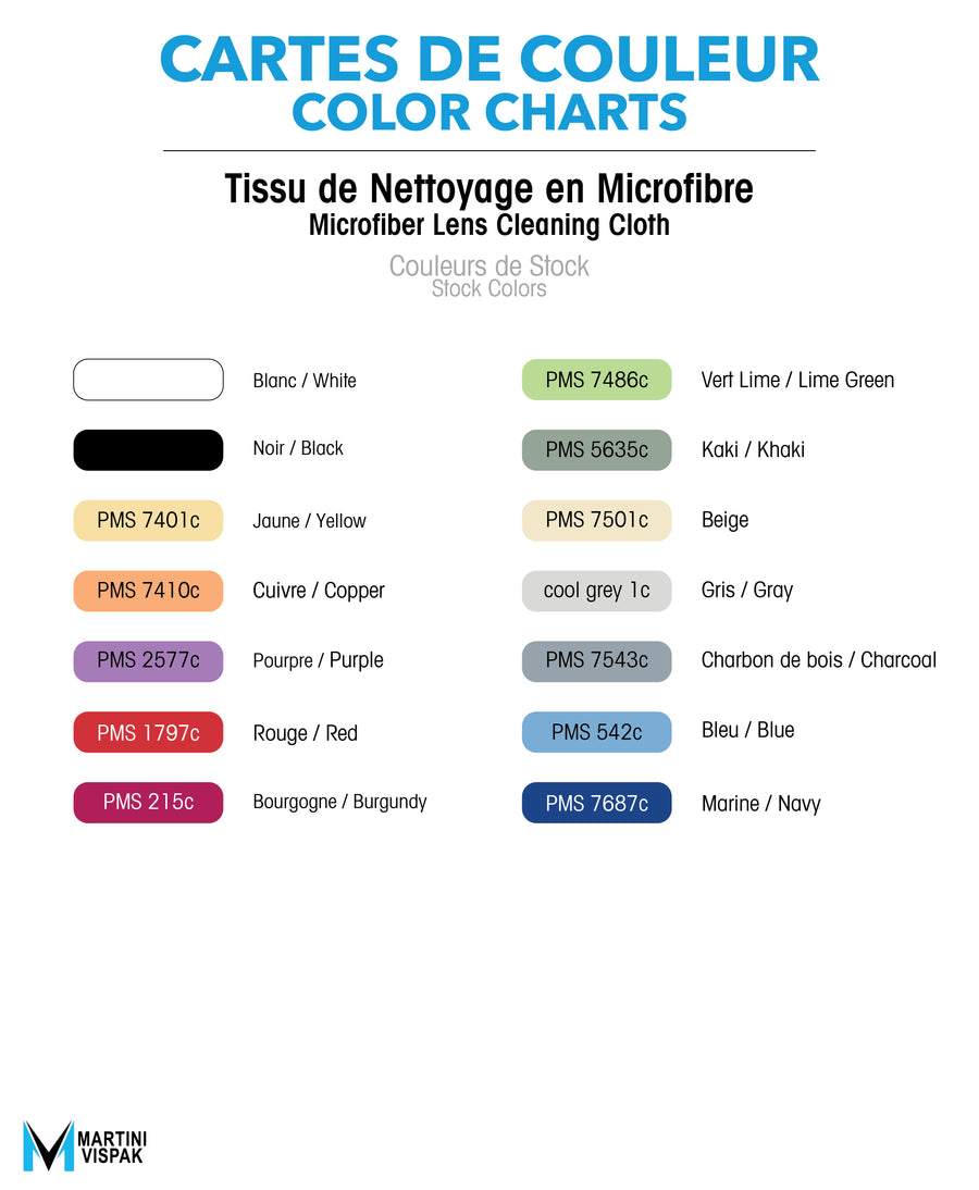 Microfiber Lens Cleaning Cloth, Pad Printing - 7" x 7"