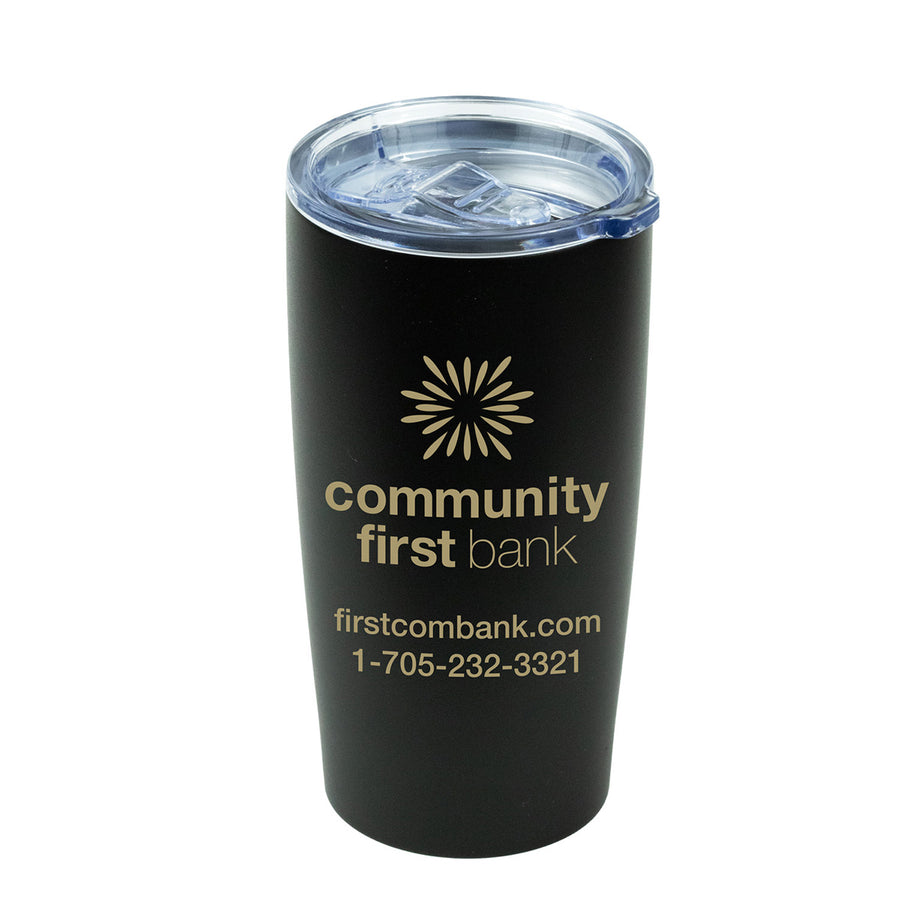 "COLUMBIA" 20 oz Powder Coated Double Wall Insulated Stainless Steel Tumbler