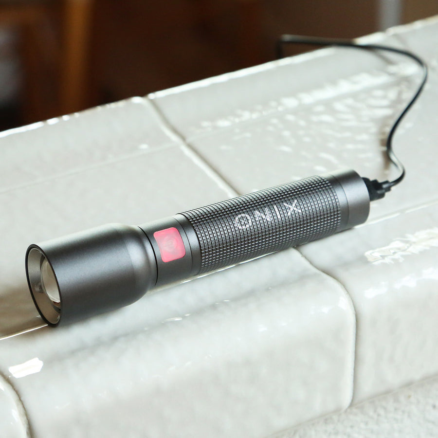 ReNew Zoom Rechargeable Flashlight With Case