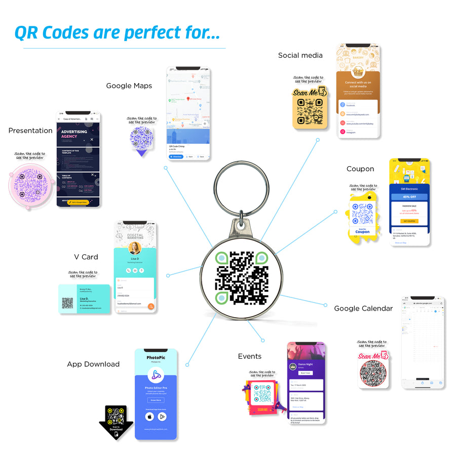 QR Key Chain