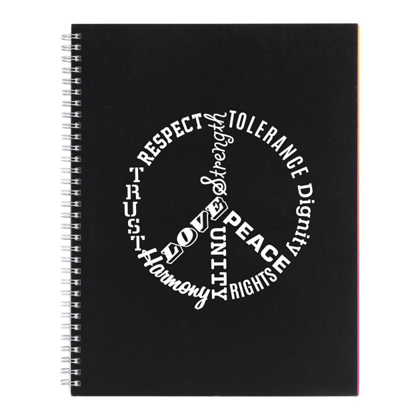 8.5" x 11" Remark FSC Recycled 5-subject Notebook