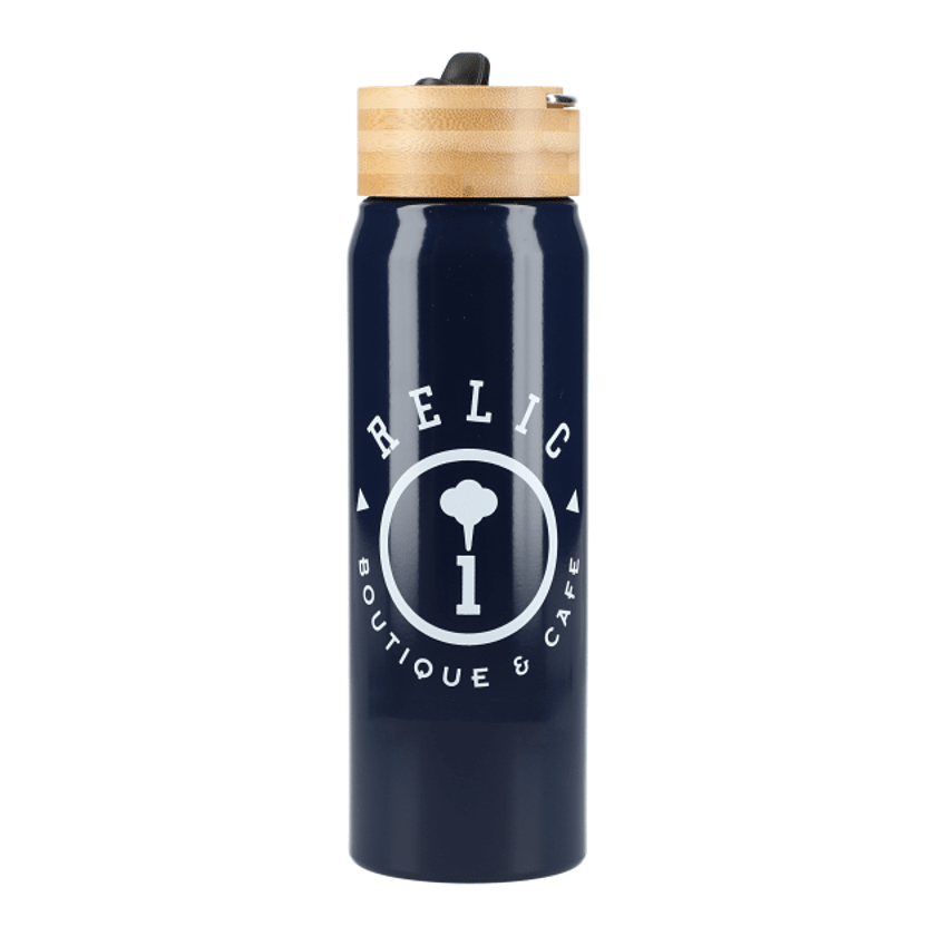 Billy 26oz Eco-Friendly Aluminum Bottle With FSC® Bamboo Lid