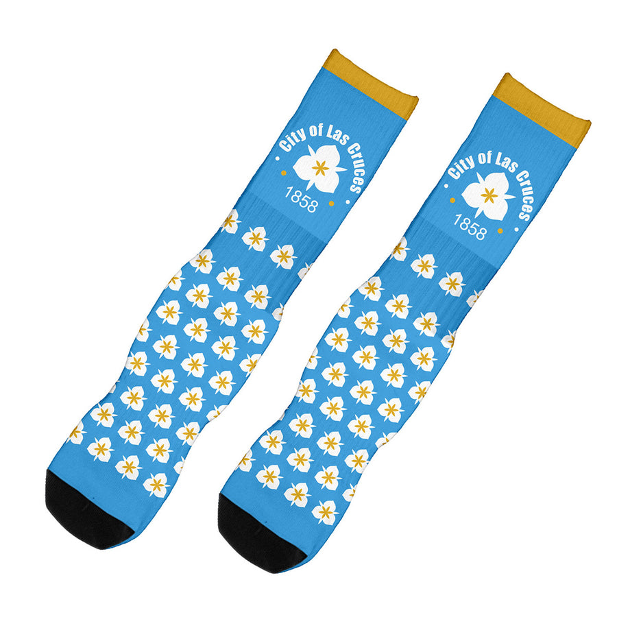 “Wye” Dye Sublimated Crew (Athletic) Socks (Pair)
