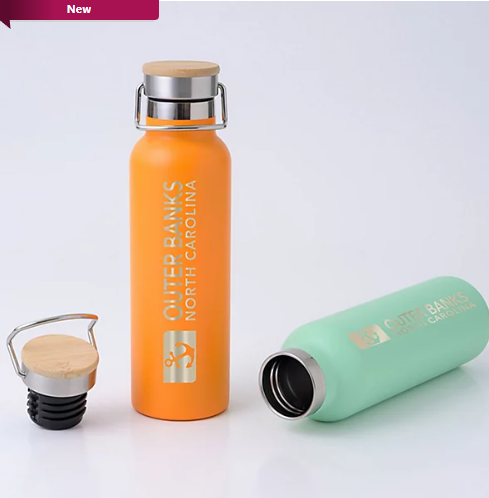 Saratoga Spirit Brite Stainless Water Bottle 20 oz