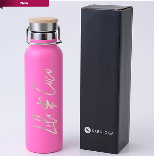 Saratoga Spirit Brite Stainless Water Bottle 20 oz