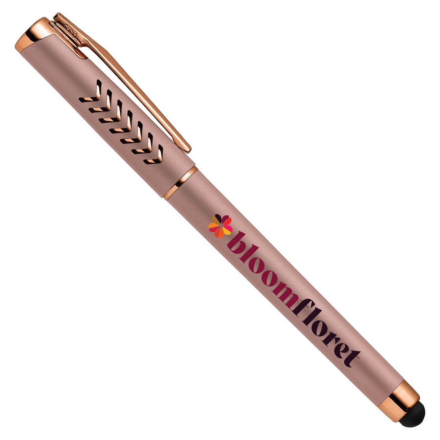 Hollywood Rose Gold Gel Pen w/Stylus - ColorJet