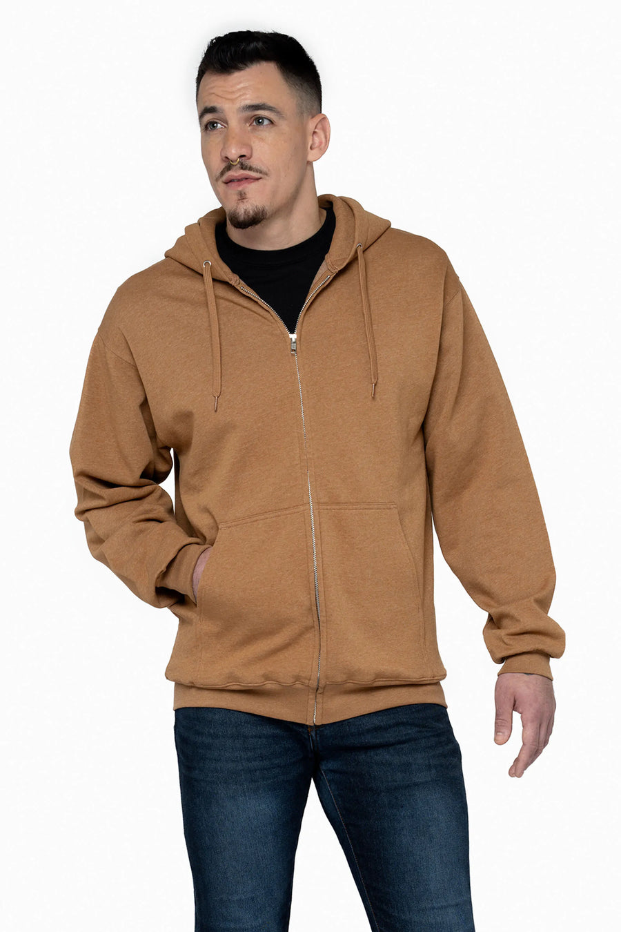 ATC™ EARTH WASH™ TOURBILLON FLEECE FULL ZIP HOODIE