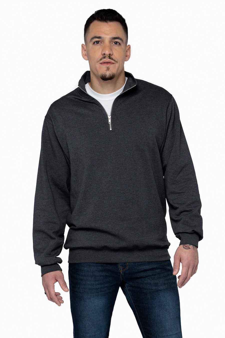 ATC™ EARTH WASH™ TOURBILLON FLEECE 1/4 ZIP SWEATSHIRT