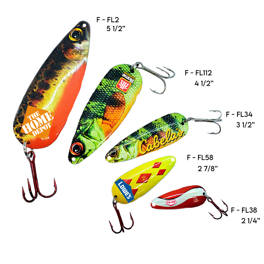 cabelas canada fishing lures Large Pelican Lures Casting Spoons (3.5")