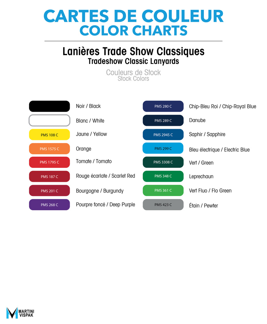 Tradeshow Classic Lanyard, 2 Side Print