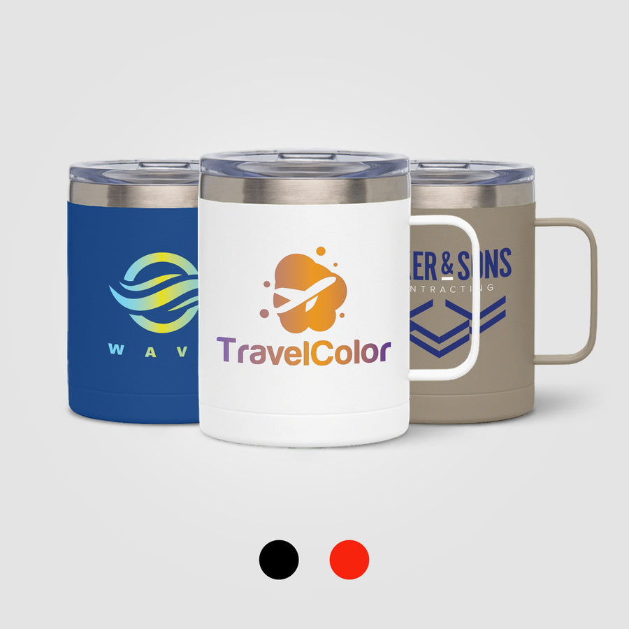 Glamping - 14 oz. Double-Wall Stainless Mug - ColorJet