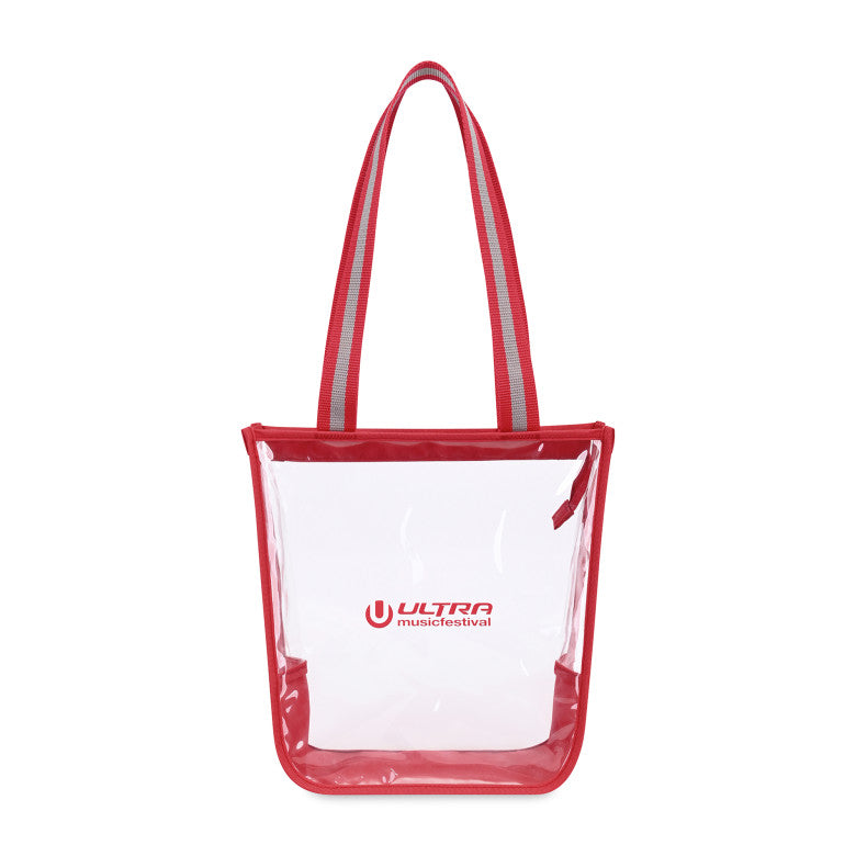 Sigma Clear Zippered Tote