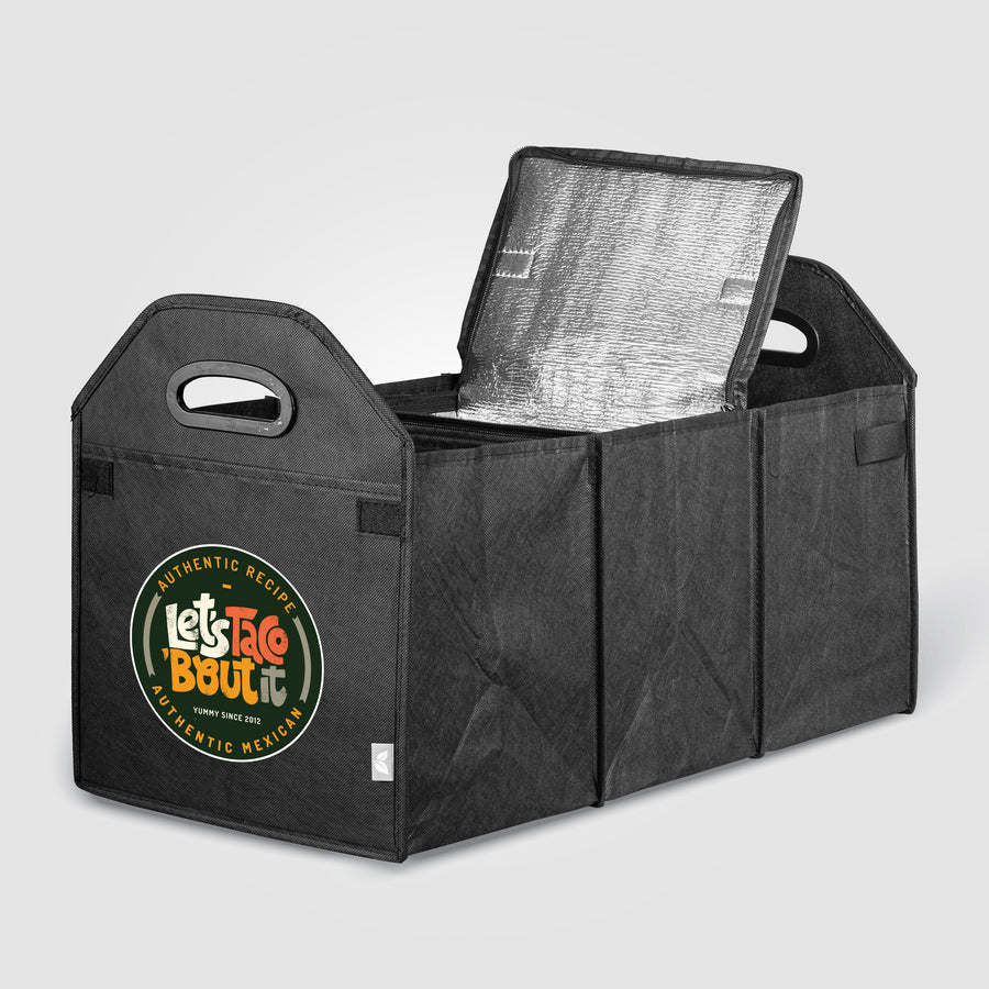 Essen rPET Collapsible Trunk Bag - 10 gal - Heat Transfer