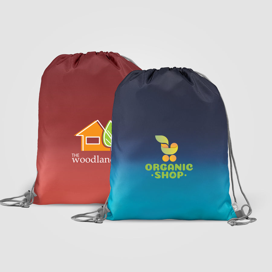 Vilda 210D Polyester Ombre Drawstring Bag - 6L