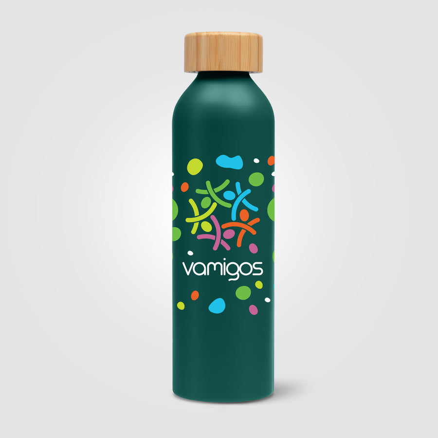 Eden - 20 oz. Aluminum Water Bottle with Bamboo Lid