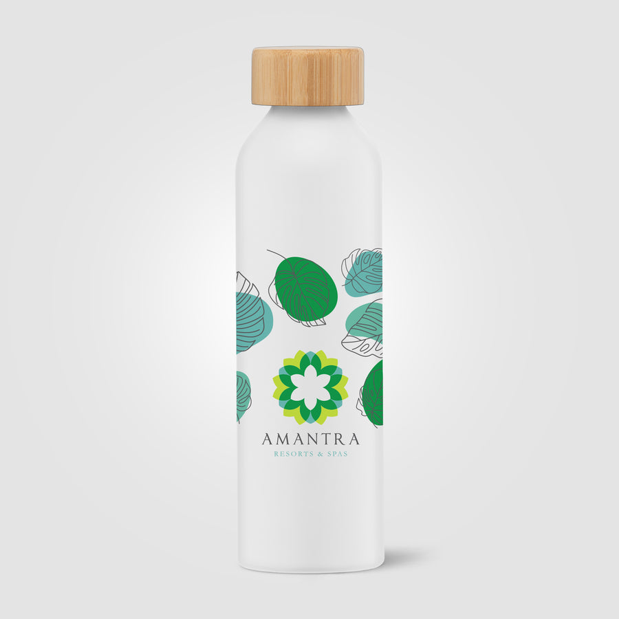 Eden - 20 oz. Aluminum Water Bottle with Bamboo Lid
