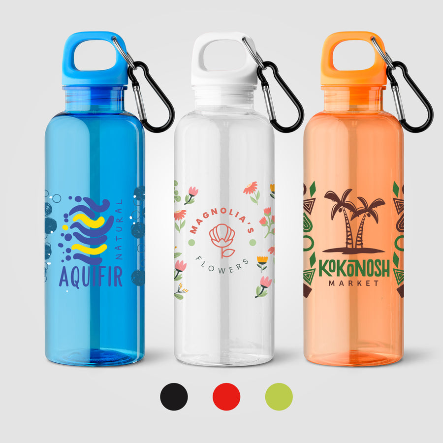 Doli rPET Carabiner Clip Screw-Top Bike Bottle - 17 oz