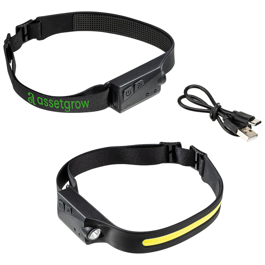 Comet 2-in-1 Rechargeable COB Lightbar & LED Headlamp with On/Off Sensor