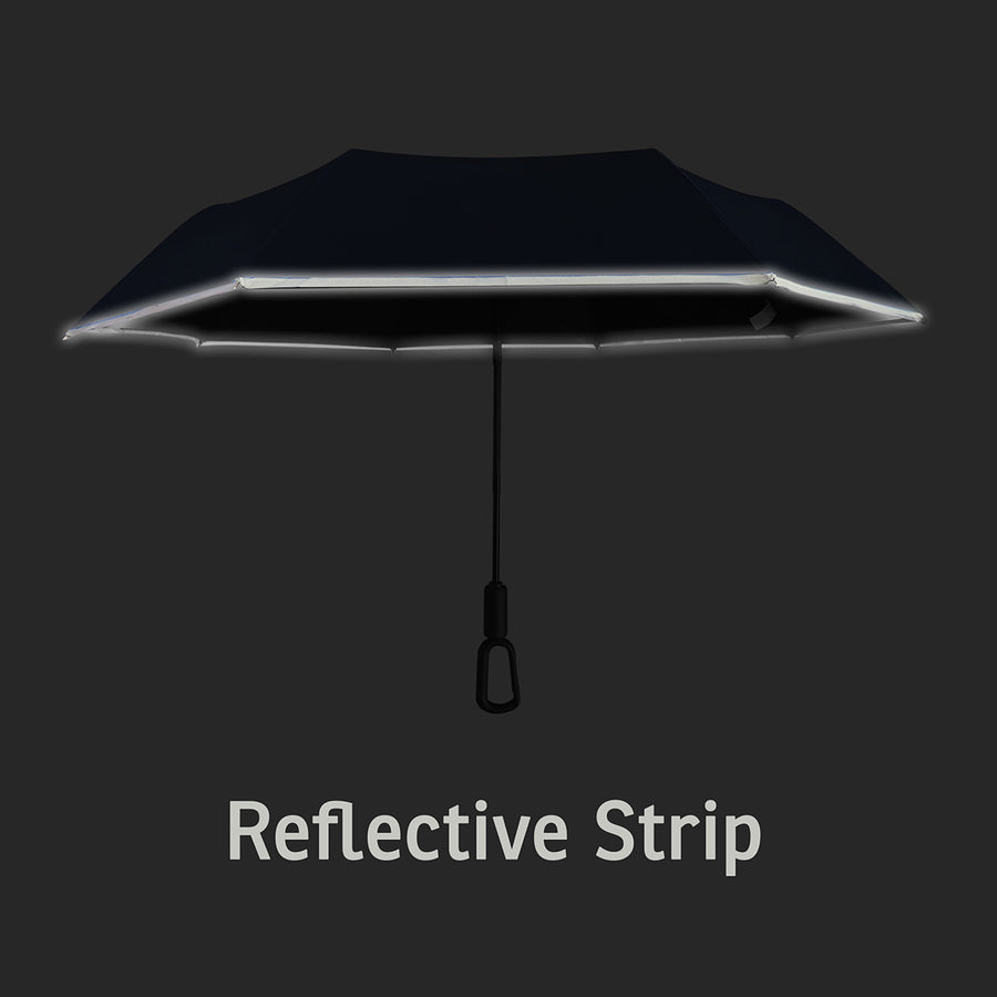 Ridgeline 46" Arc Reflective Umbrella with Carabiner Handle
