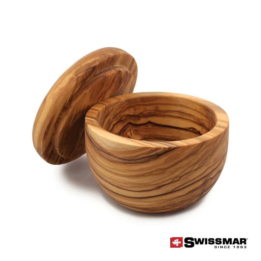 Swissmar® Napoli Salt Keeper - Olive Wood 2.2 oz