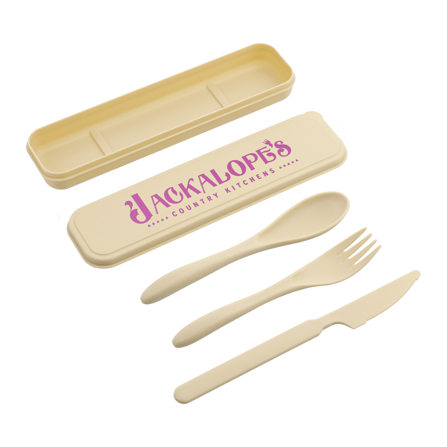 Bamboo Fiber Cutlery Set