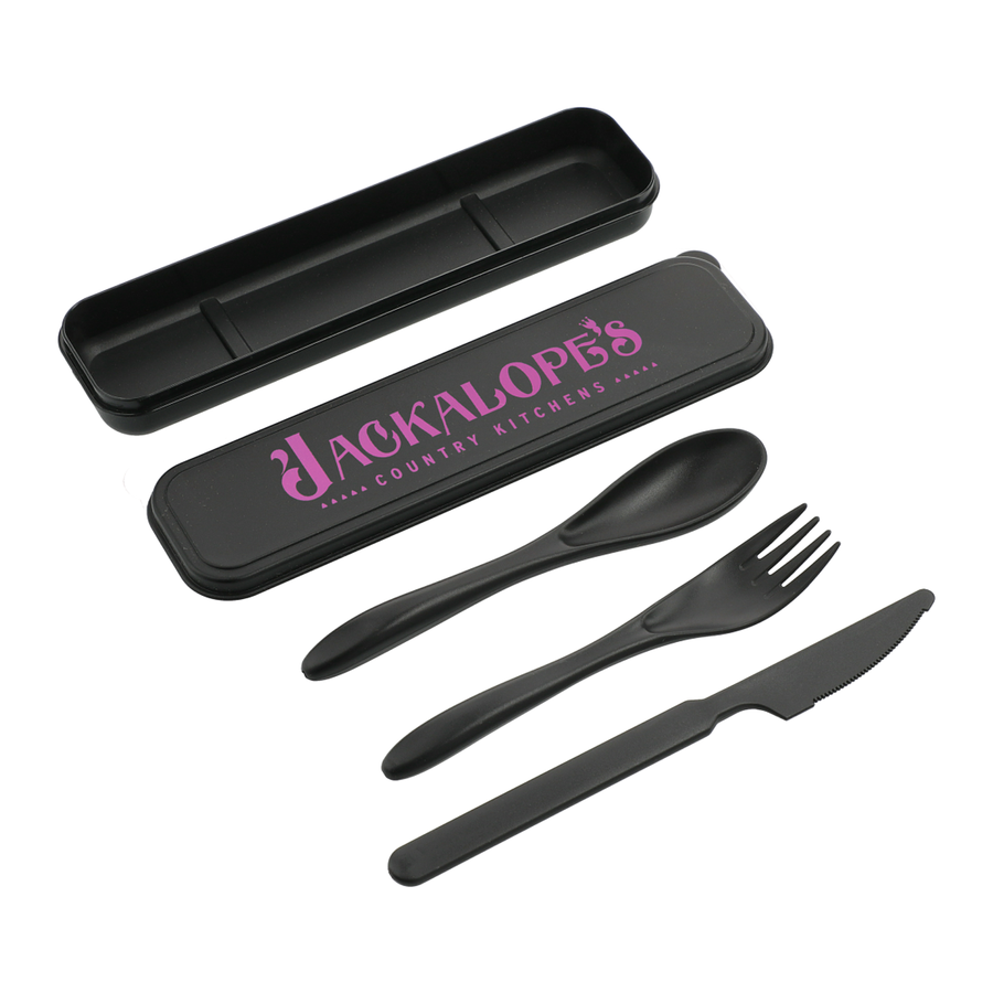 Bamboo Fiber Cutlery Set