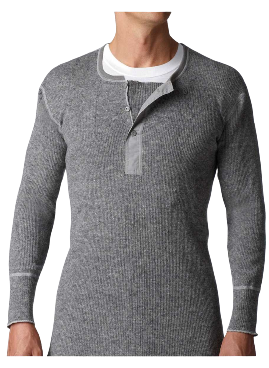 Stanfield's Heavy Weight Wool Henley