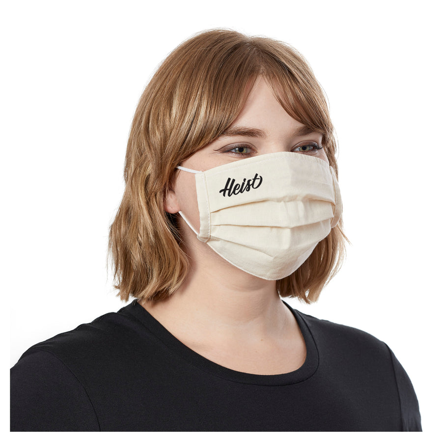 Organic Cotton Pleated Mask - 200 Units