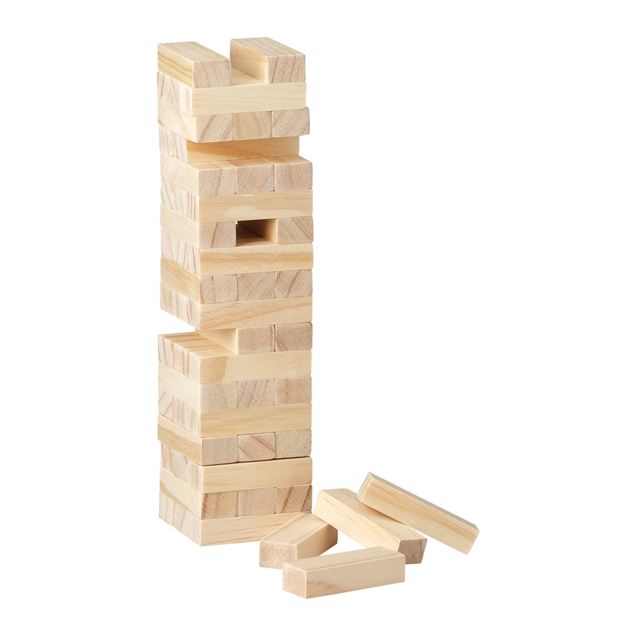 Tumbling Tower Wood Block Stacking Game