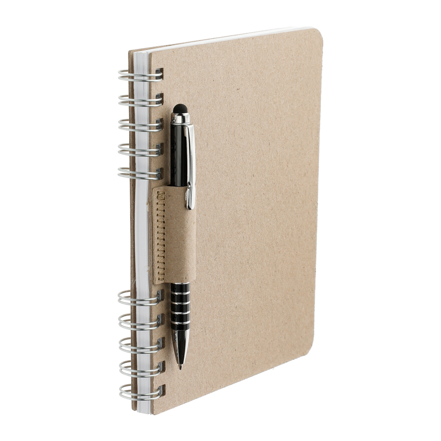 6" x 7.5" Recycled Cardboard Spiral JournalBook™