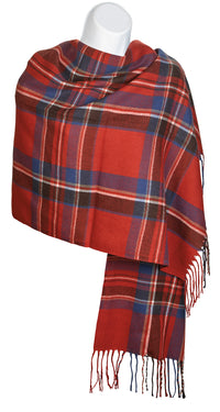 Plaid Blanket Scarf – Brandigenous