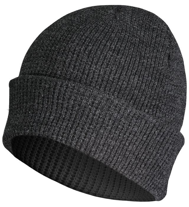 Waffle Knit Cuff Beanie