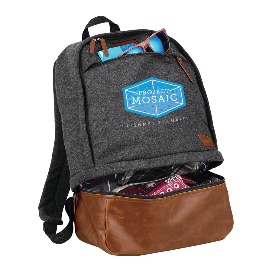 Field & Co. Campster Wool 15" Computer Backpack