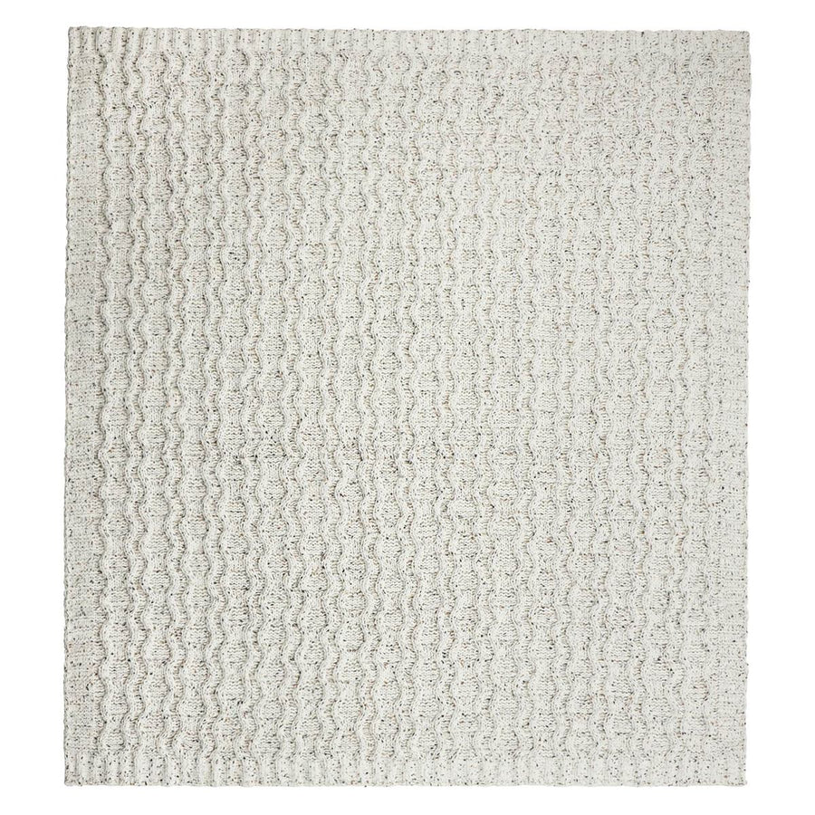 Heather Cable Knit Chenille Blanket, 50x60