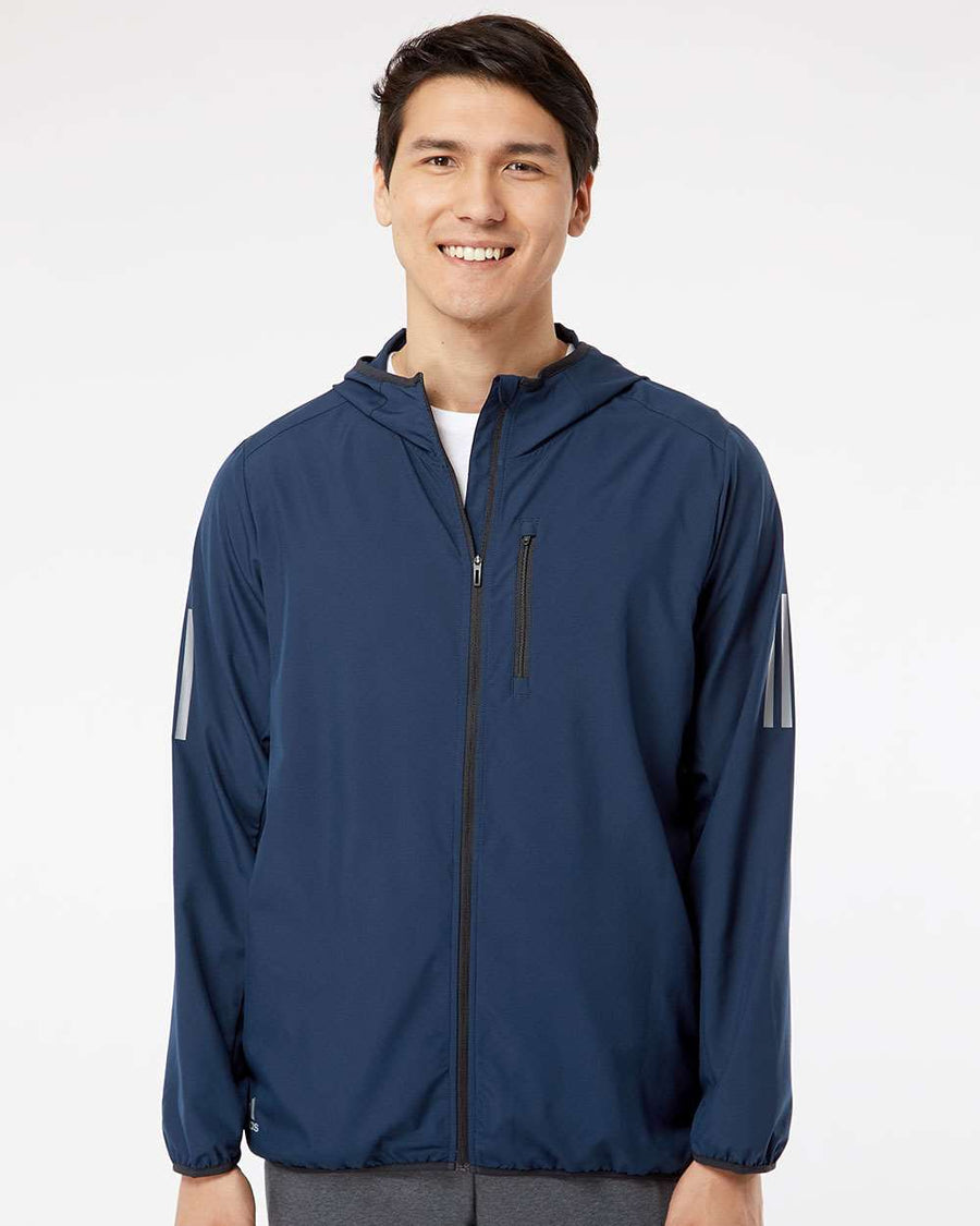 Adidas - Hooded Full-Zip Windbreaker