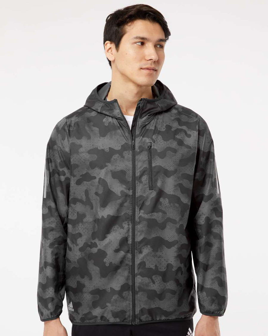 Adidas - Hooded Full-Zip Windbreaker