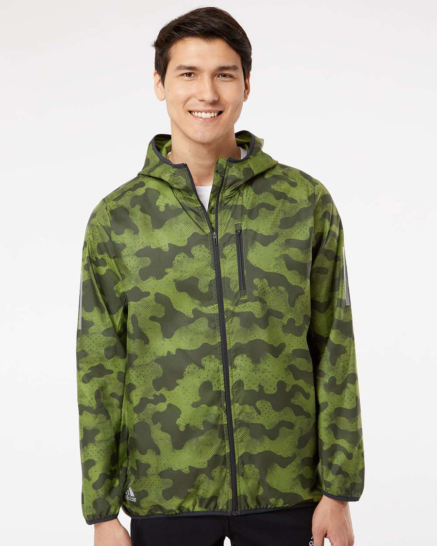 Adidas - Hooded Full-Zip Windbreaker