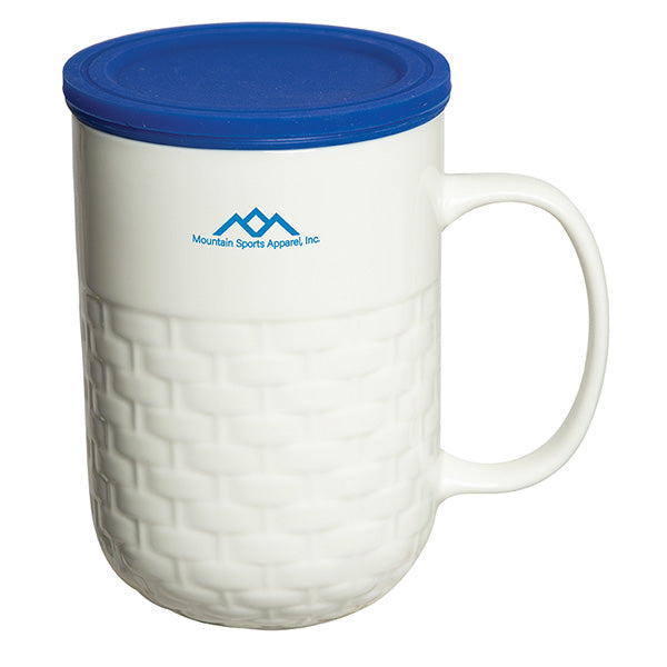 440 ML. (15 OZ.) COLOMBO PORCELAIN MUG WITH TEA STRAINER