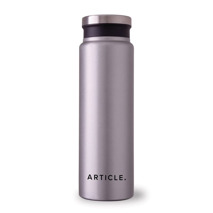 METALLIC 600 ML / 20 OZ STAINLESS STEEL BOTTLE