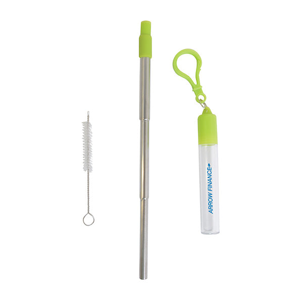 THERMOSPHERE TELESCOPIC STAINLESS STRAW IN CASE