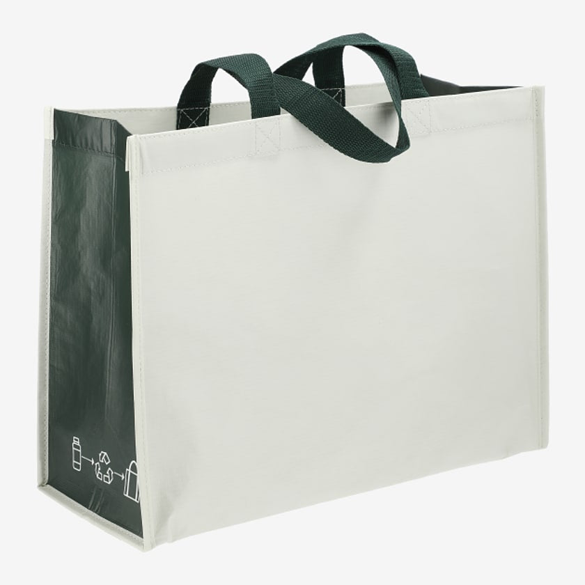 Recycled PET Laminated Matte Shopper Tote
